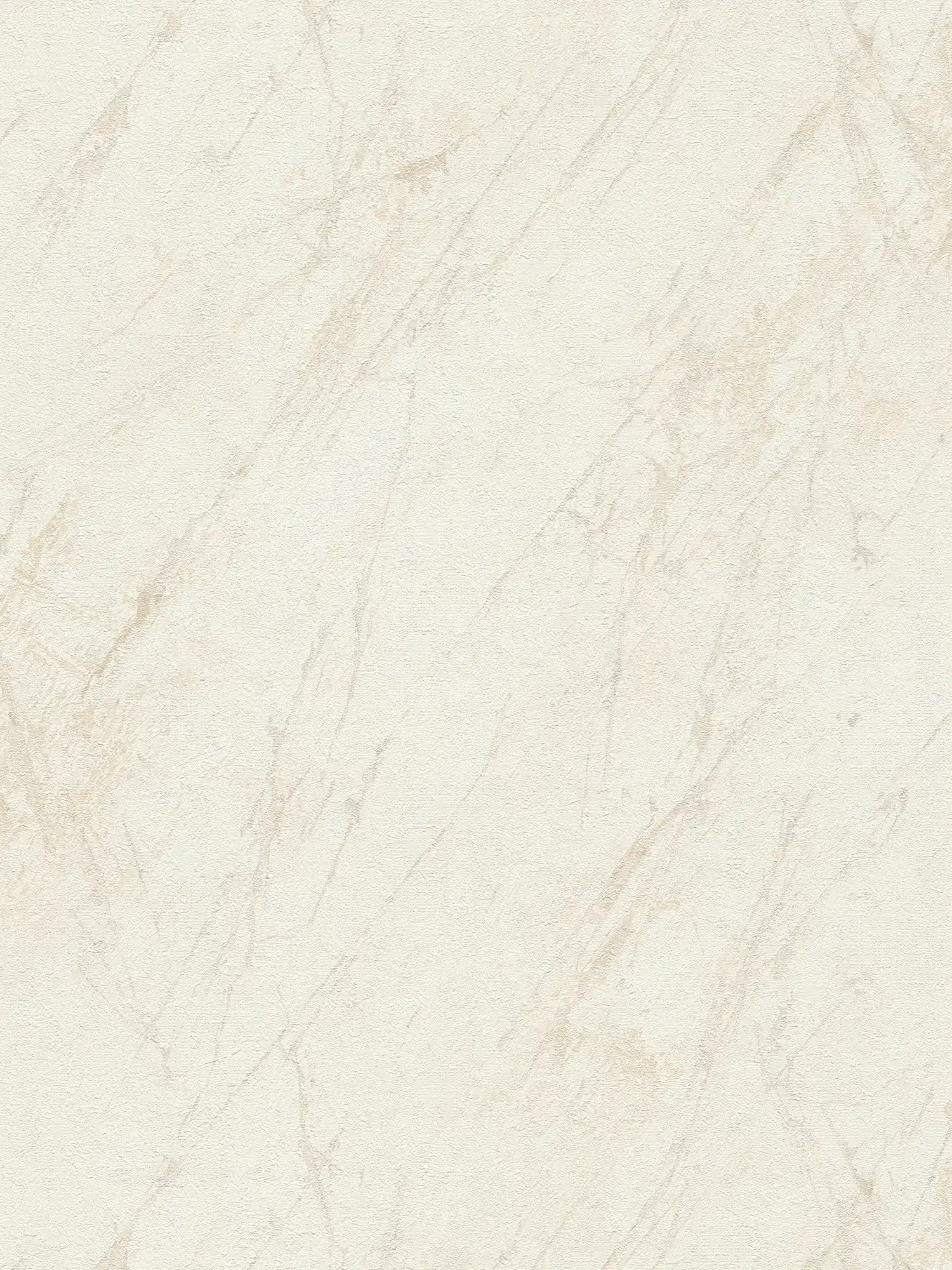 Marble look wallpaper in cream with structure design
