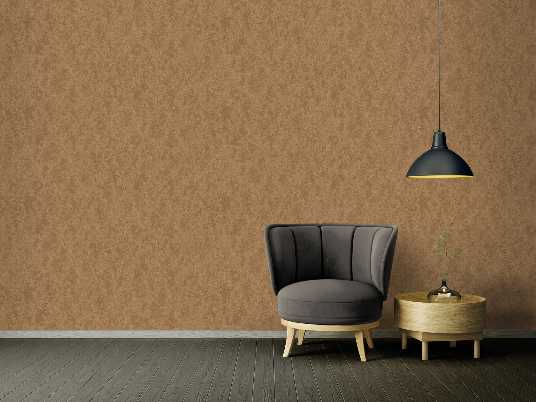            Wallpaper old gold plain, metallic luster & texture effect
        