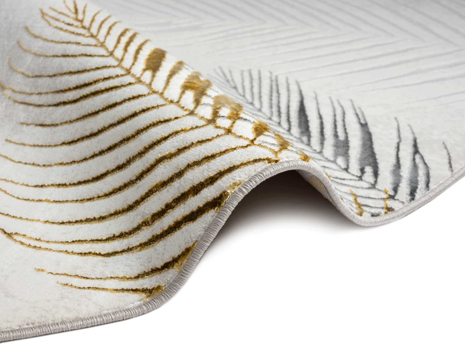             tapis à poils longs doux couleur crème - 290 x 200 cm
        