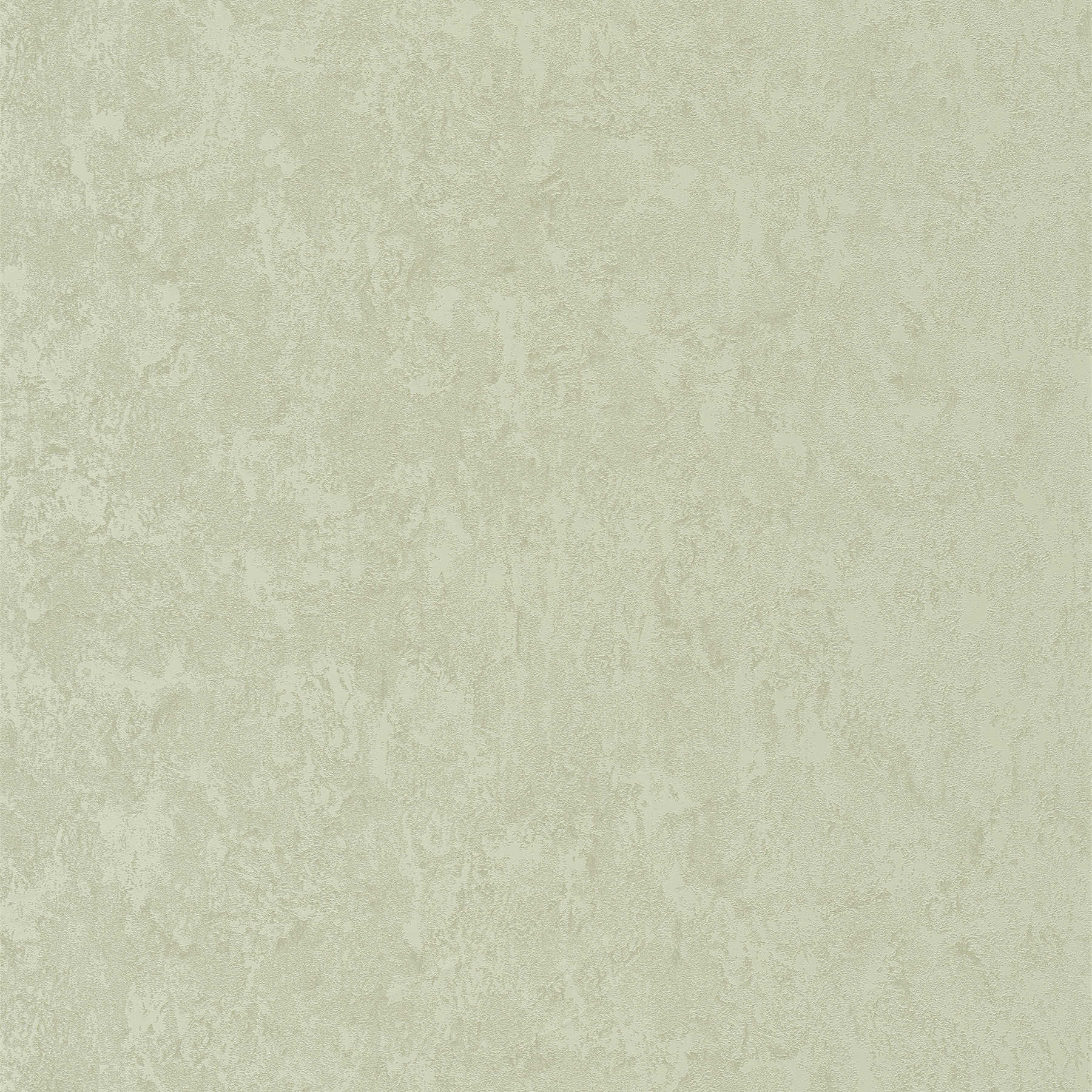 Plain wallpaper plaster look & surface texture - green
