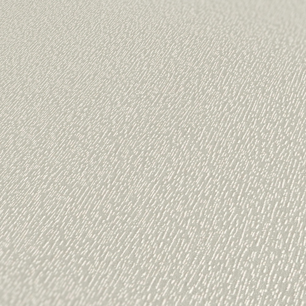             Vliesbehang effen met subtiel structuurpatroon - grijs, wit
        