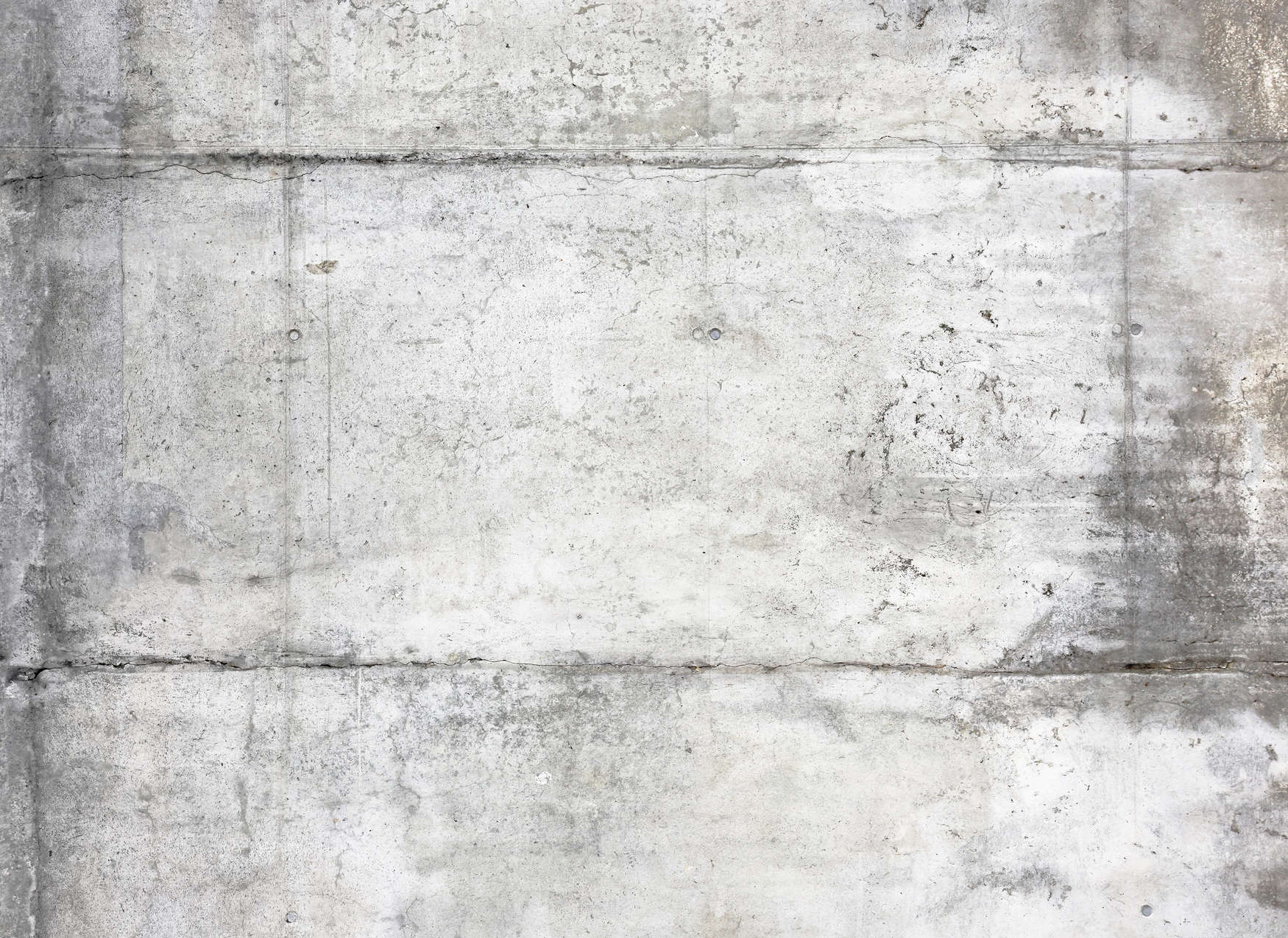             Papier peint panoramique Vintage mur béton aspect usé - gris, blanc
        