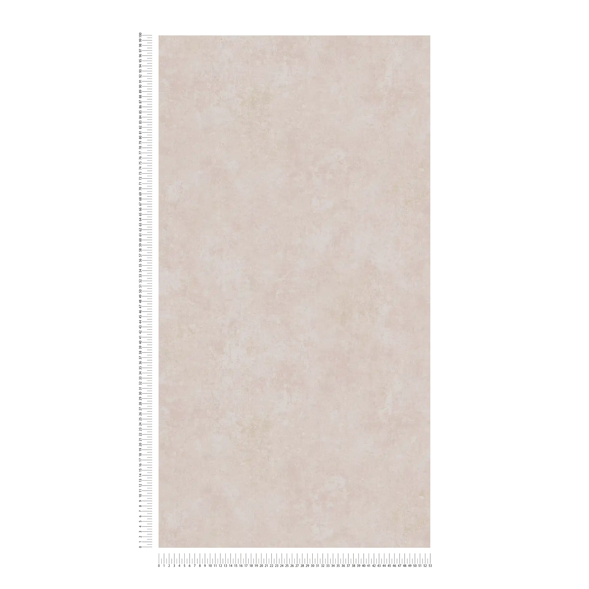             Papier peint intissé uni aspect plâtre, motifs usés & rétro - rose, crème
        