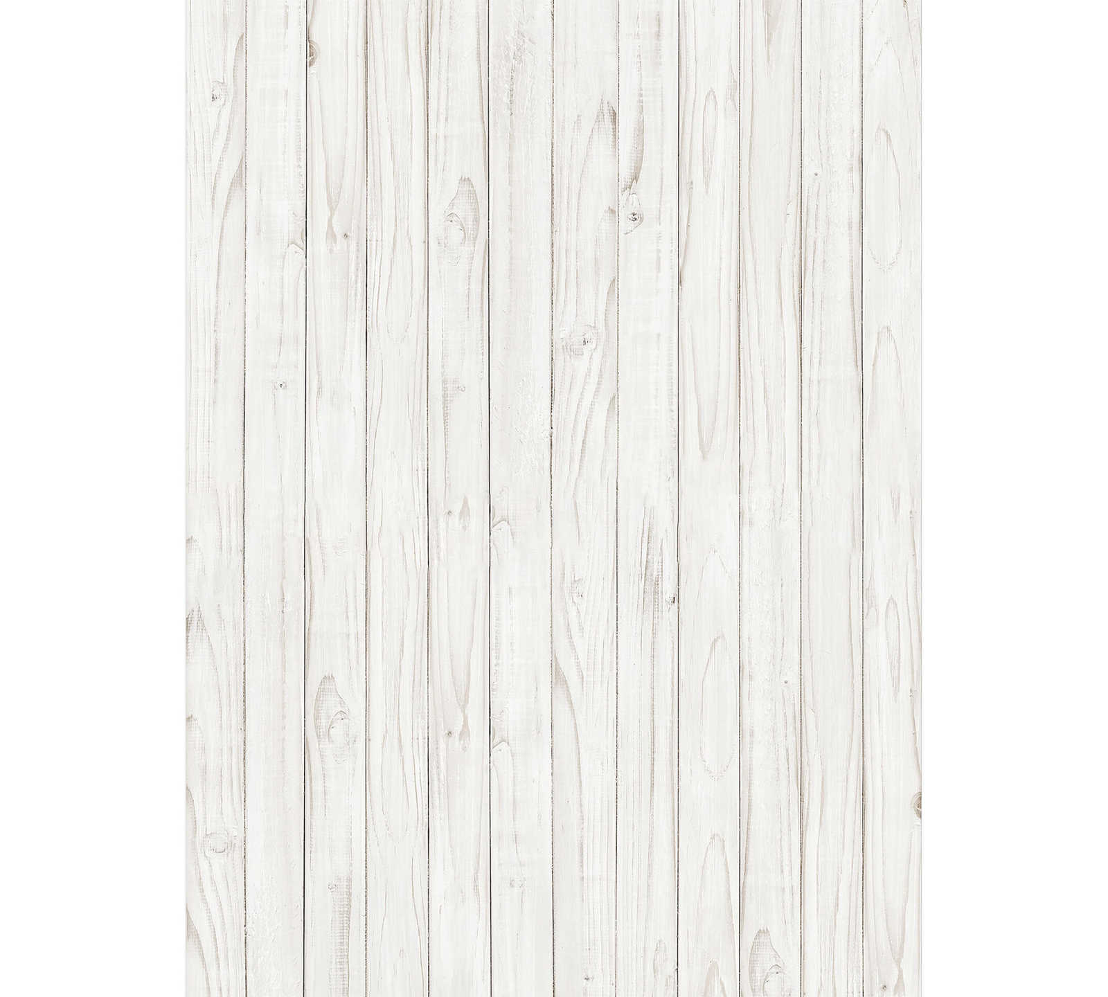        Photo wallpaper 3D wood look wall - white, grey
    