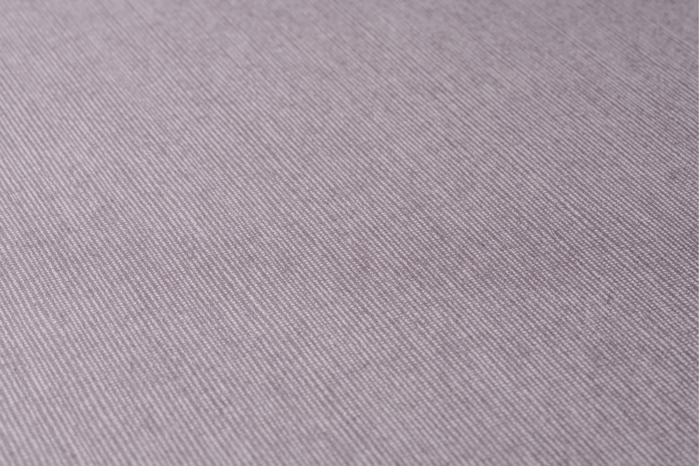             Papier peint brillant avec structure textile & effet chatoyant - violet, gris
        