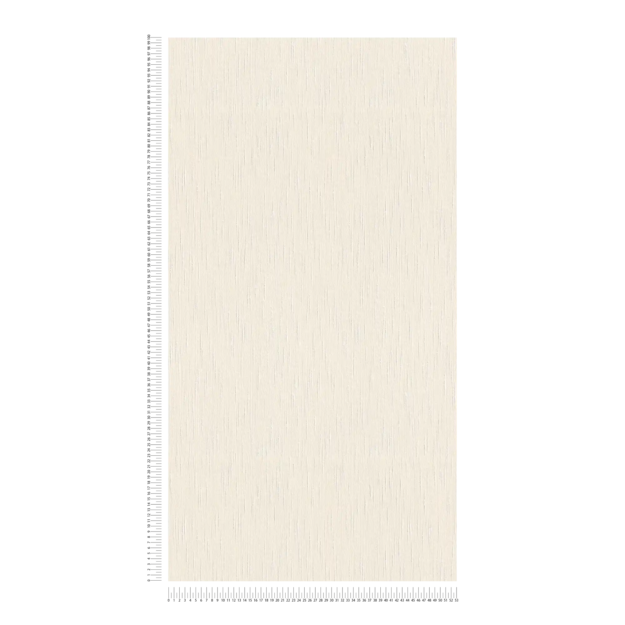             Carta da parati in tessuto non tessuto tinta unita crema con trama tessile in stile Dupion
        