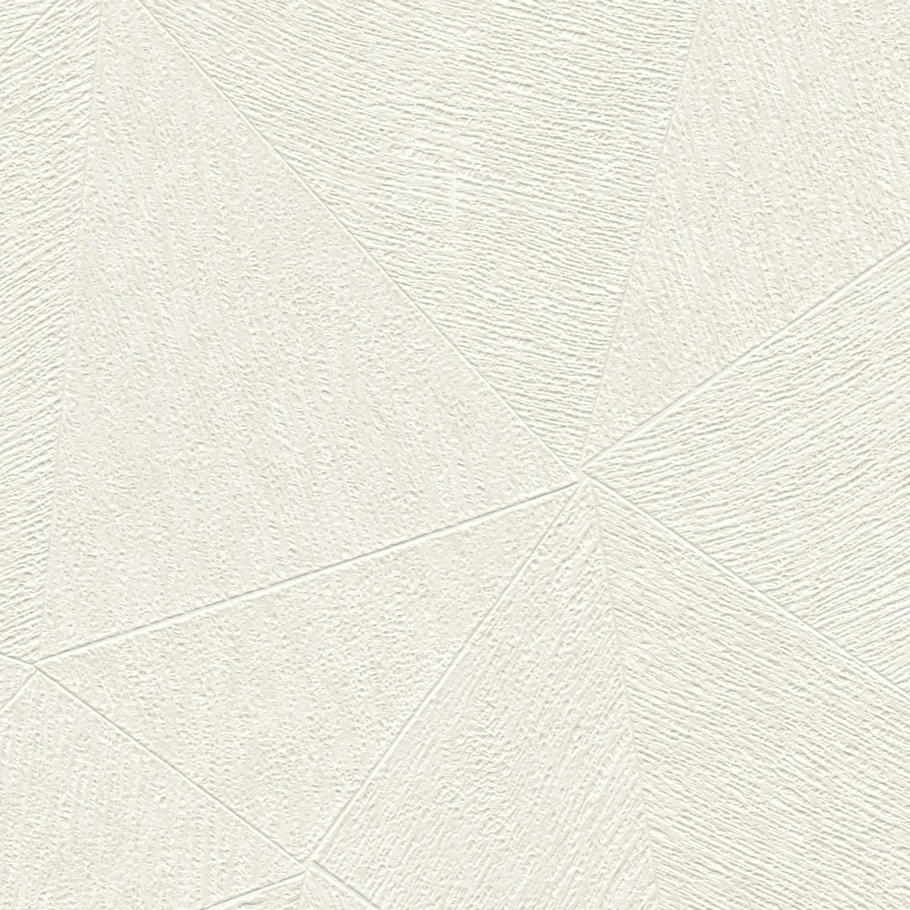             Graphic non-woven wallpaper with light pattern - white
        