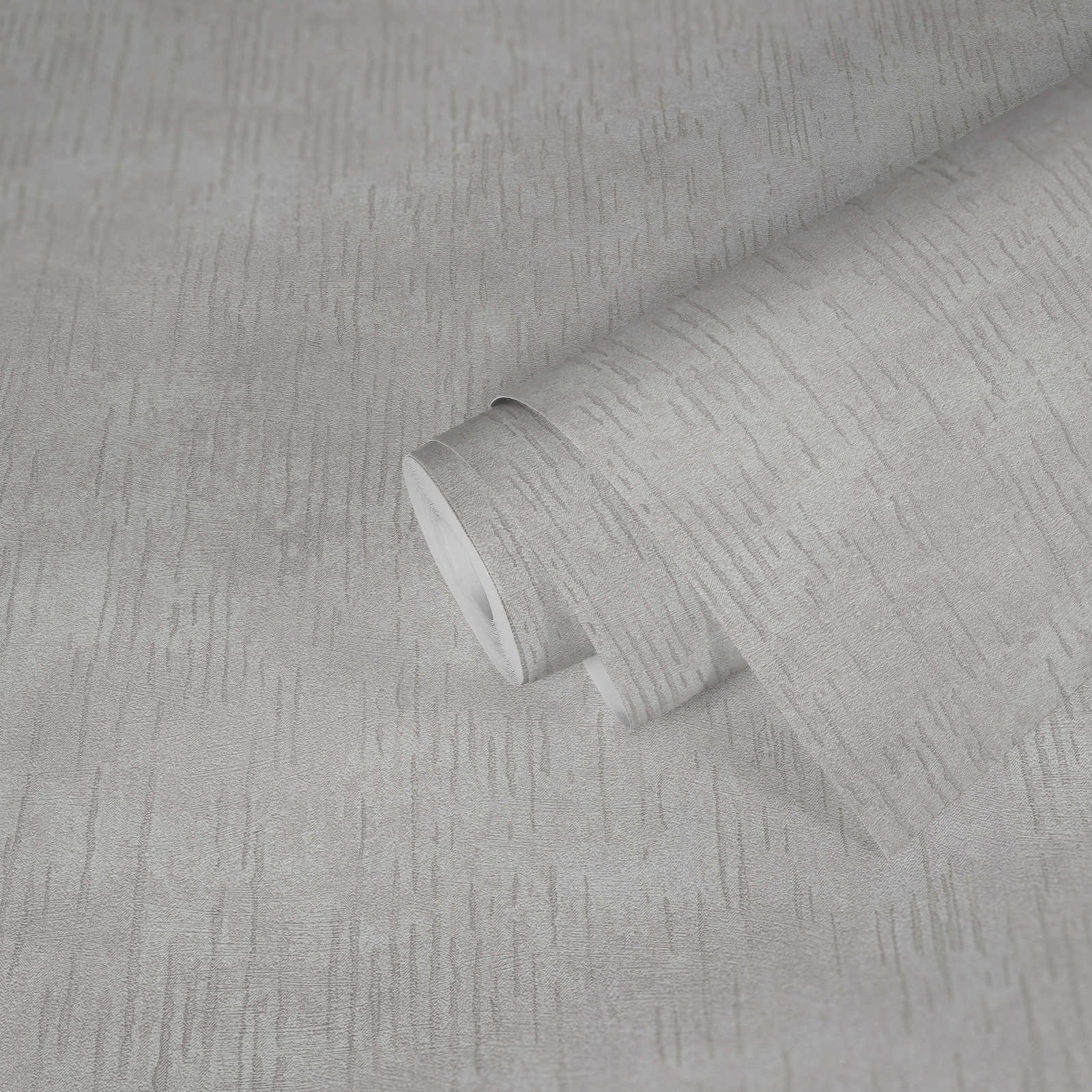             Glanzend structuurbehang met metallic patroon - beige, crème, metallic
        