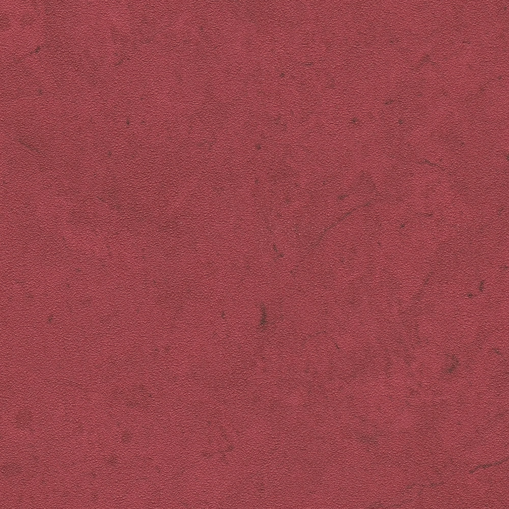             Papier peint intissé rouge cheminée aspect béton - rouge
        