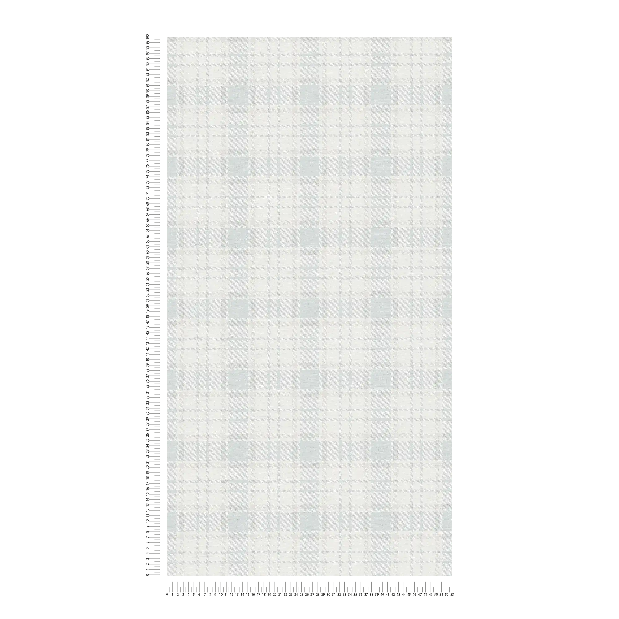             Non-woven wallpaper country style chequered - pink, white
        