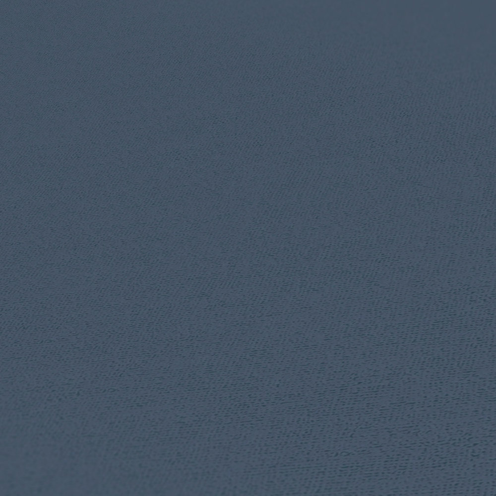             Non-woven wallpaper dark blue, plain & matte from MICHALSKY
        
