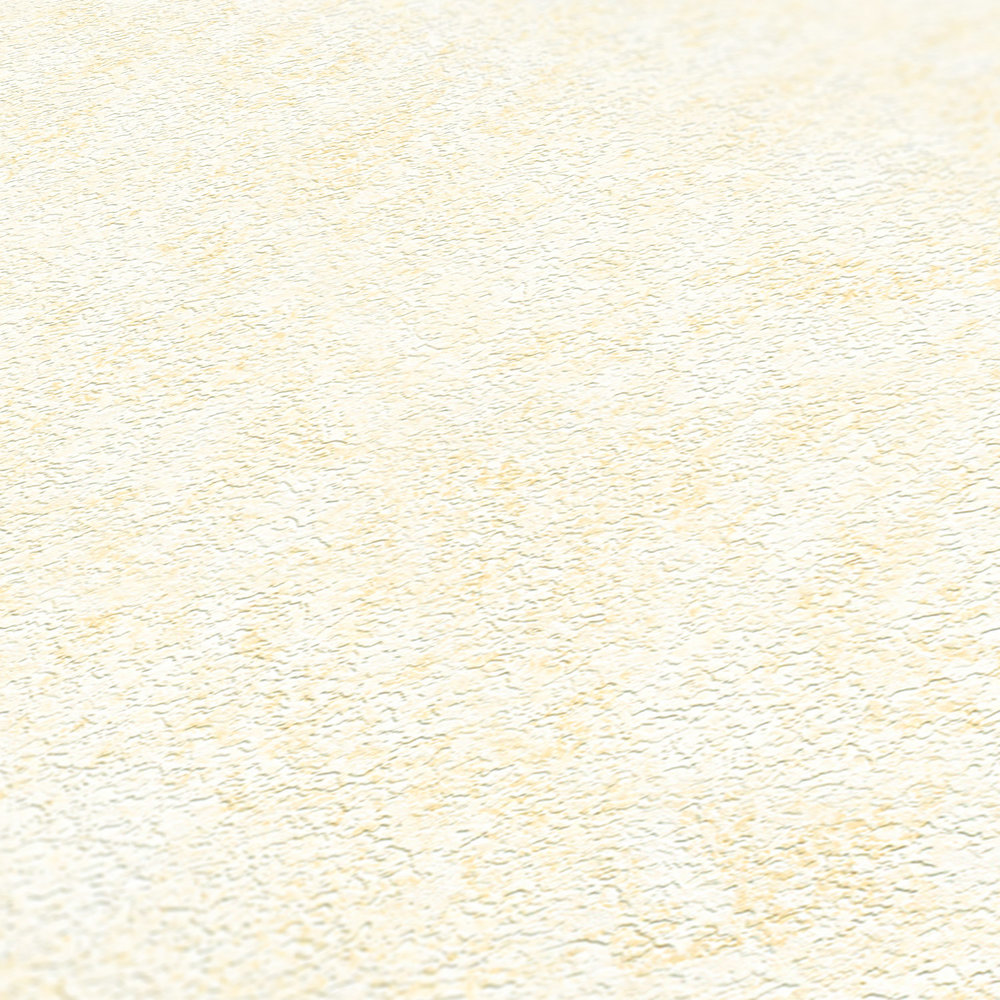            papier peint aspect plâtre blanc crème avec motifs structurés
        
