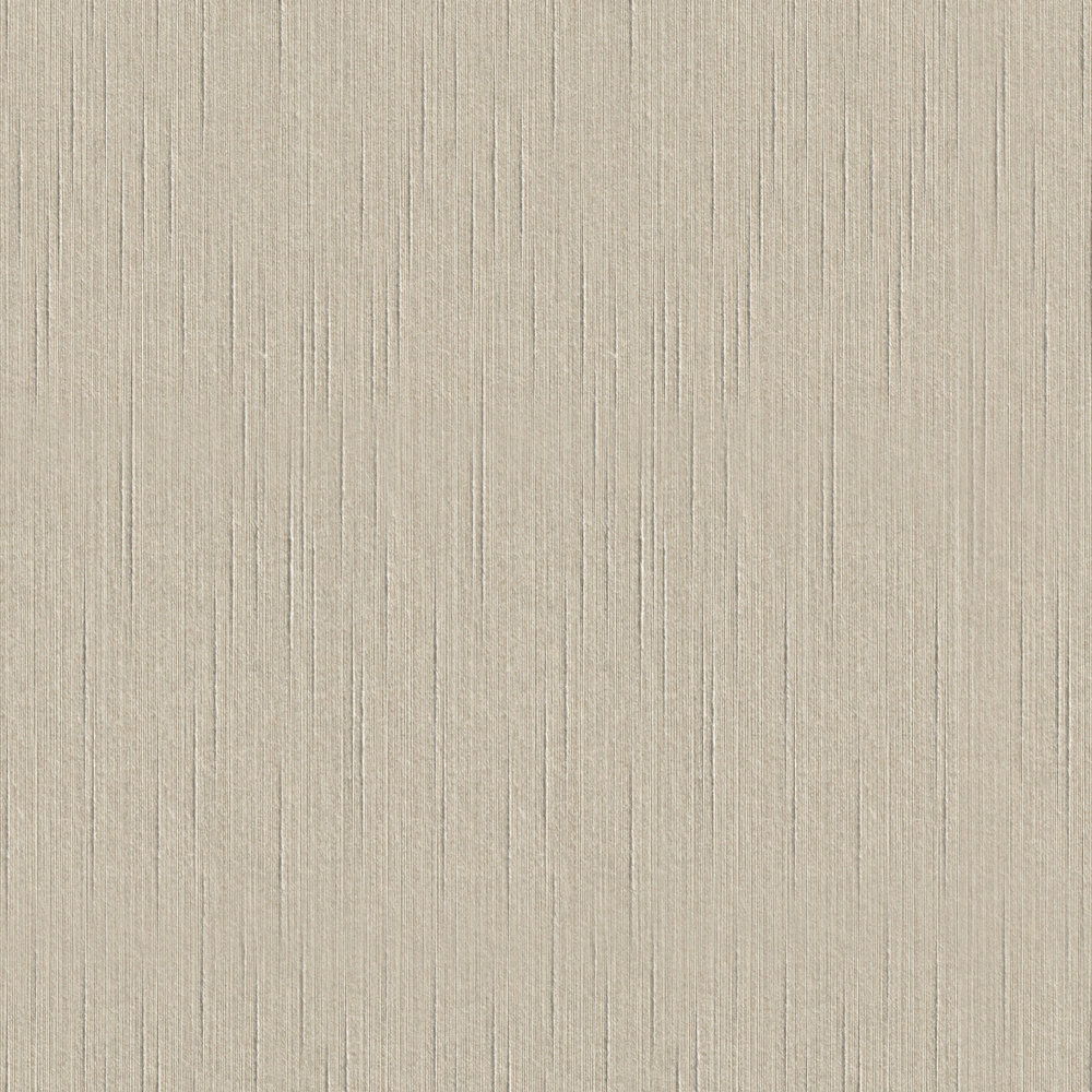             Papel pintado no tejido beige camello con estructura textil
        