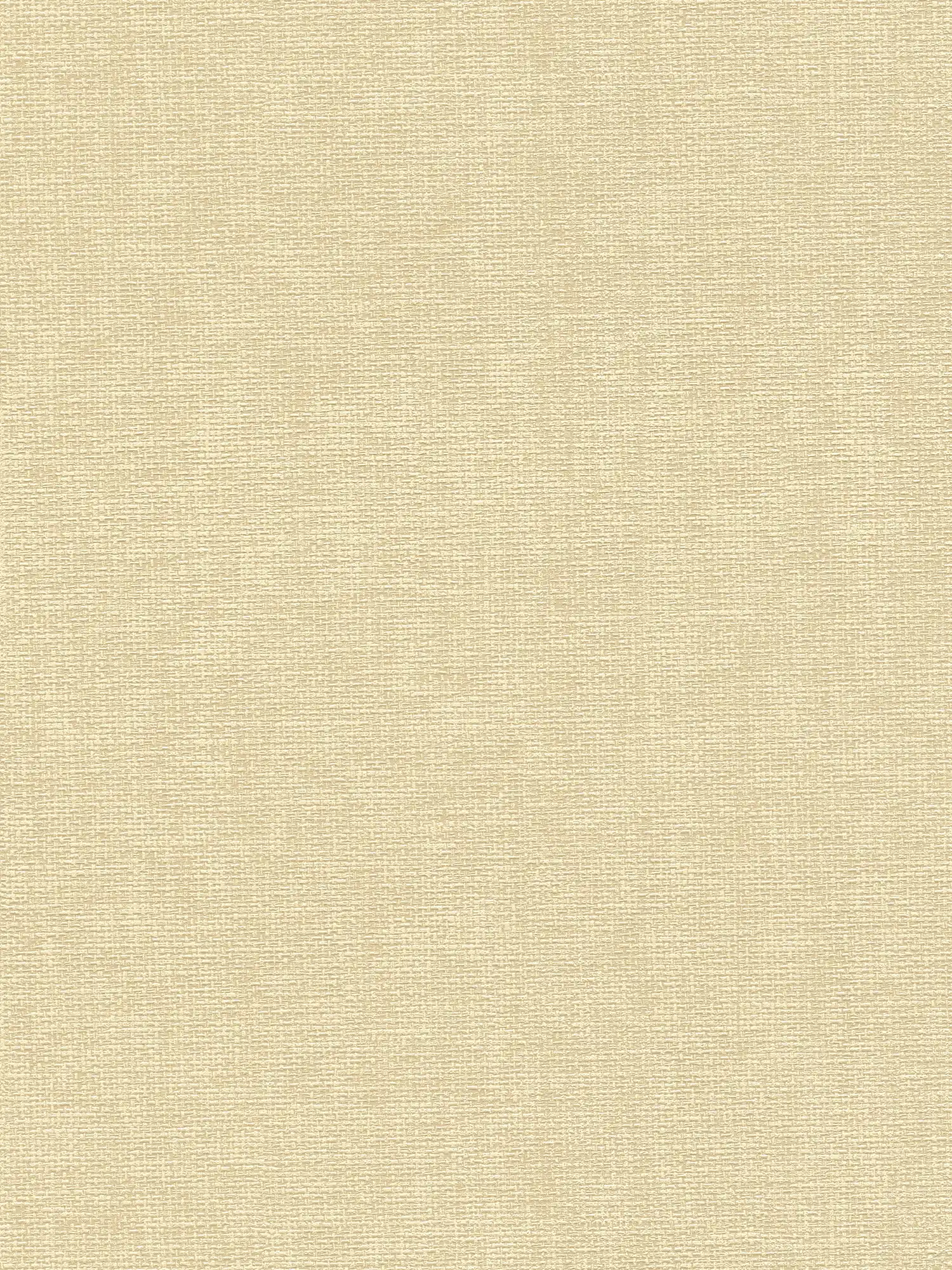 Papier peint à structure tissée de style scandinave - beige, jaune
