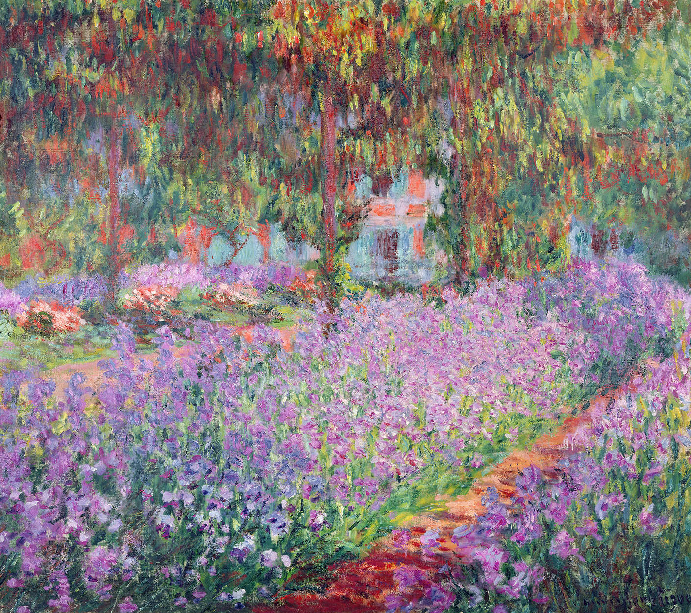            Photo wallpaper "The artist's garden in Giverny" by Claude Monet
        