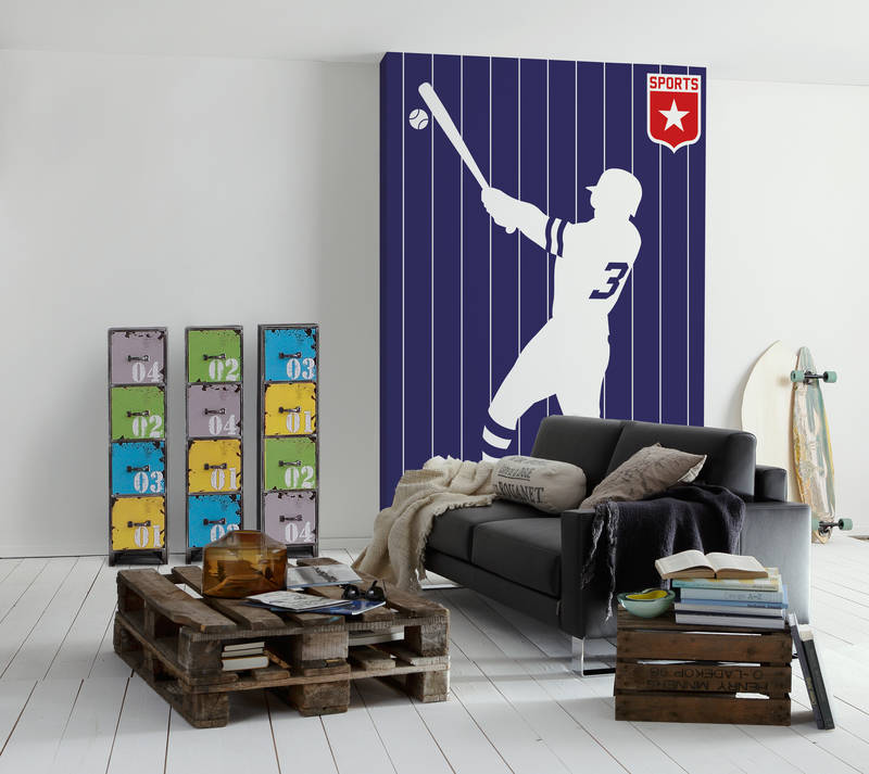             Photo wallpaper sport baseball motif player icon
        