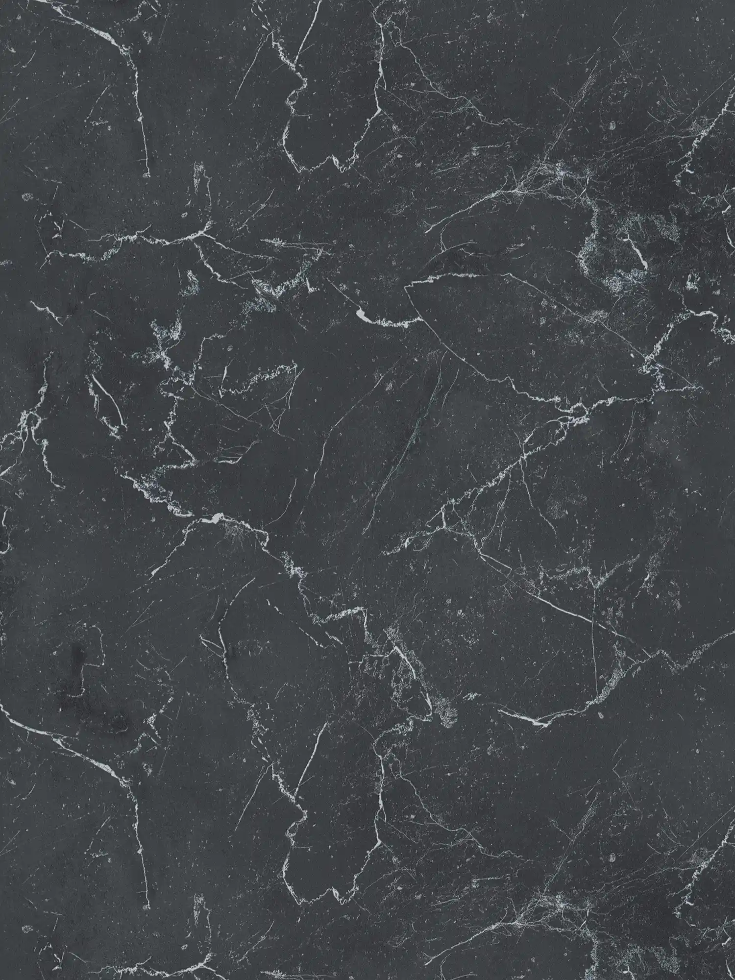 Non-woven wallpaper marble look dark grey, Design by MICHALSKY
