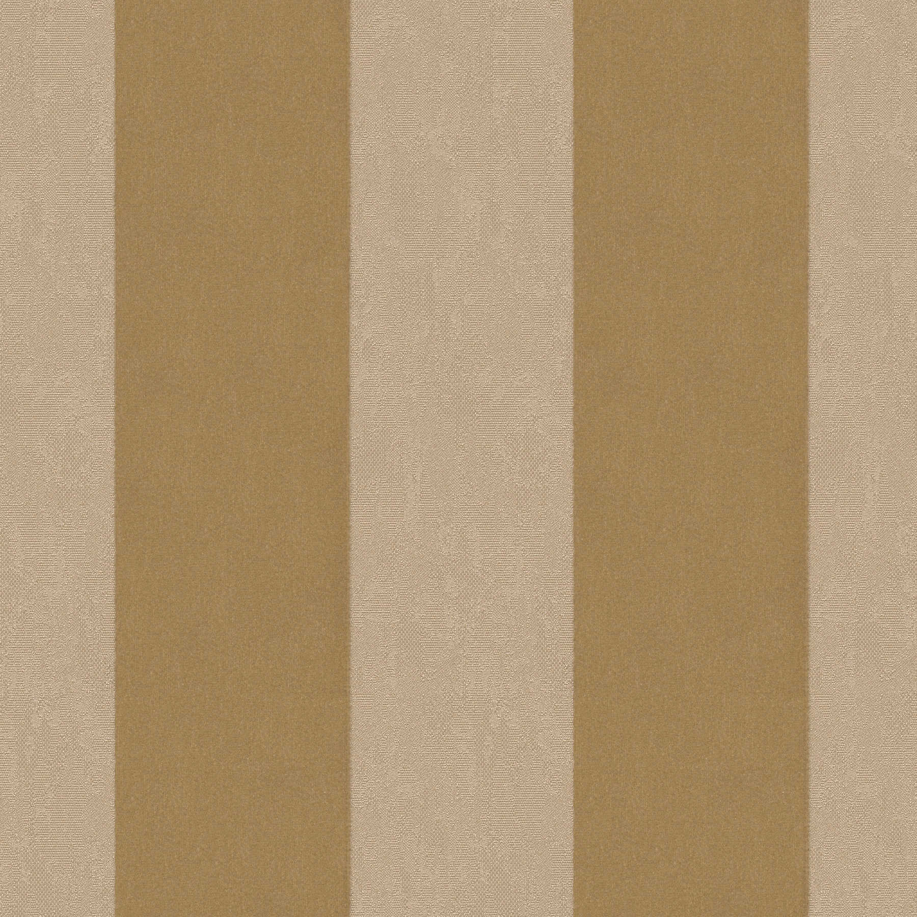         Non-woven wallpaper golden block stripes with textured pattern - metallic
    