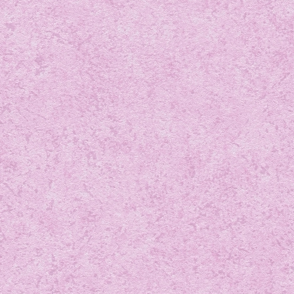             Papel pintado no tejido con aspecto de escayola rosa con dibujo mate - rosa
        