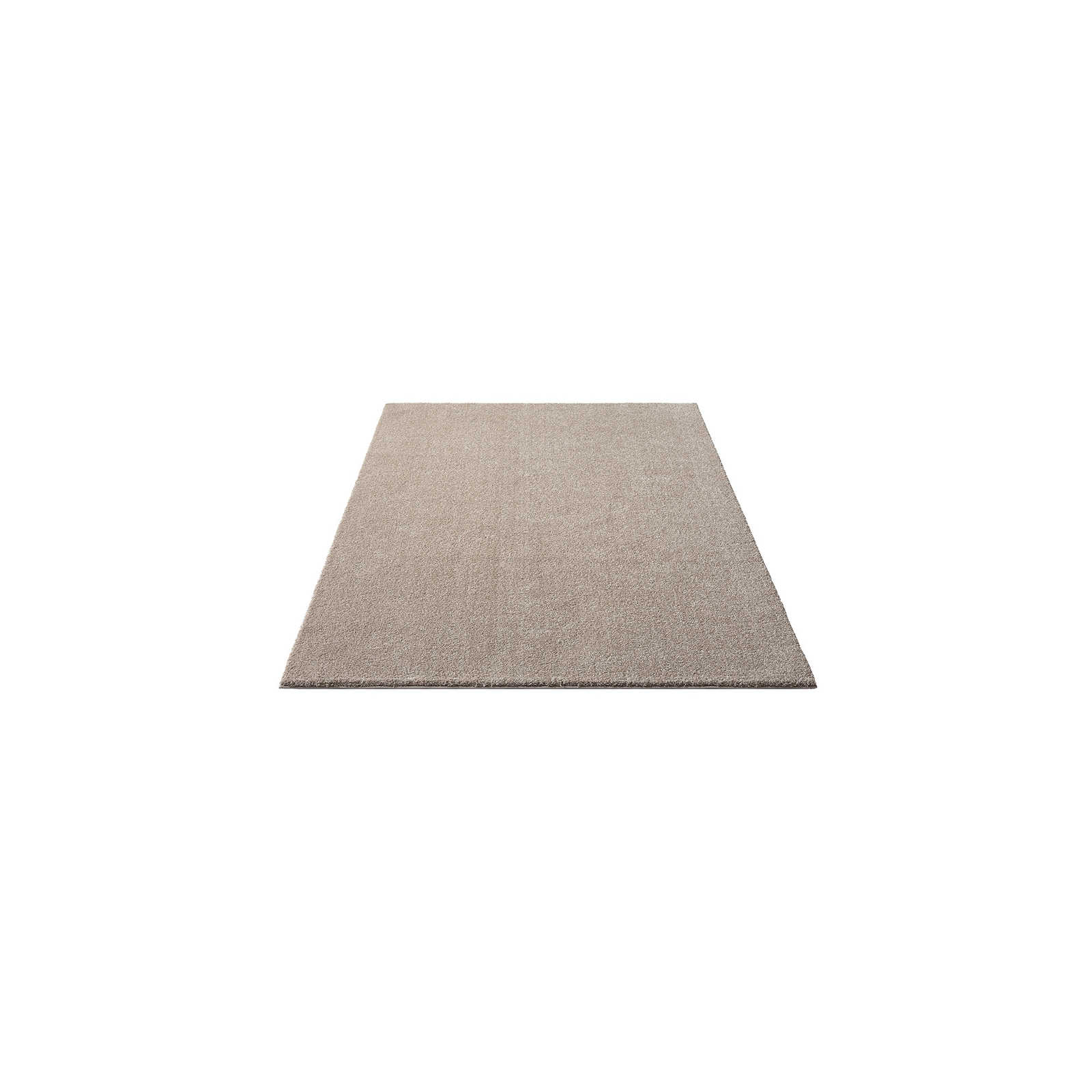 Zacht kortpolig tapijt in beige - 150 x 80 cm

