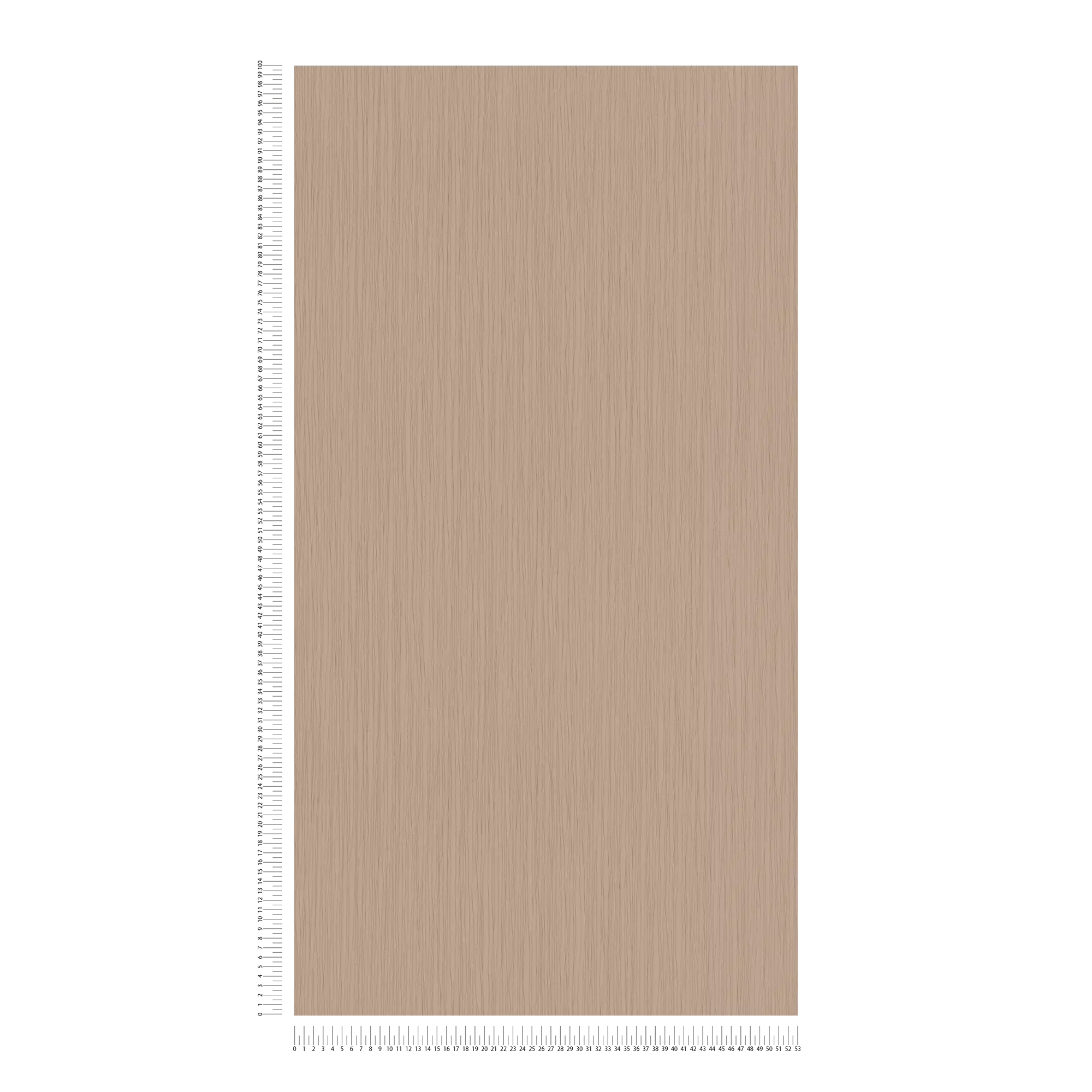             Papel pintado marrón con líneas metálicas y estampado en relieve
        