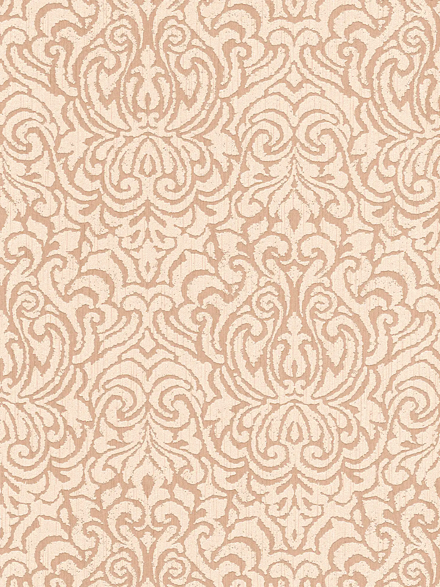 wallpaper ornaments used look with texture effect - beige
