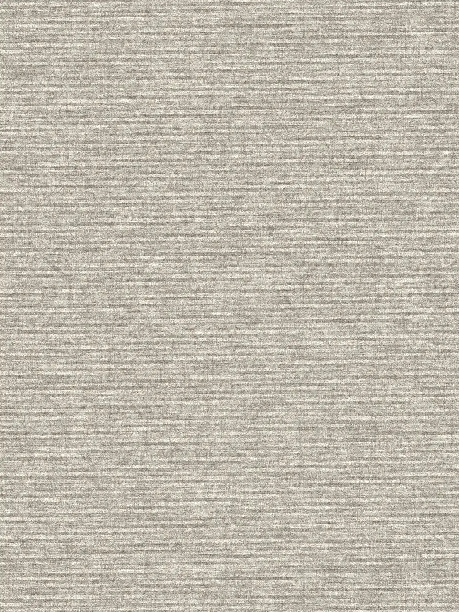 Wallpaper brown with used look decor in vintage style - brown
