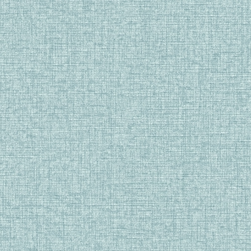             Effen vliesbehang in weefsellook met lichte structuur, mat - turkoois, blauw, lichtblauw
        