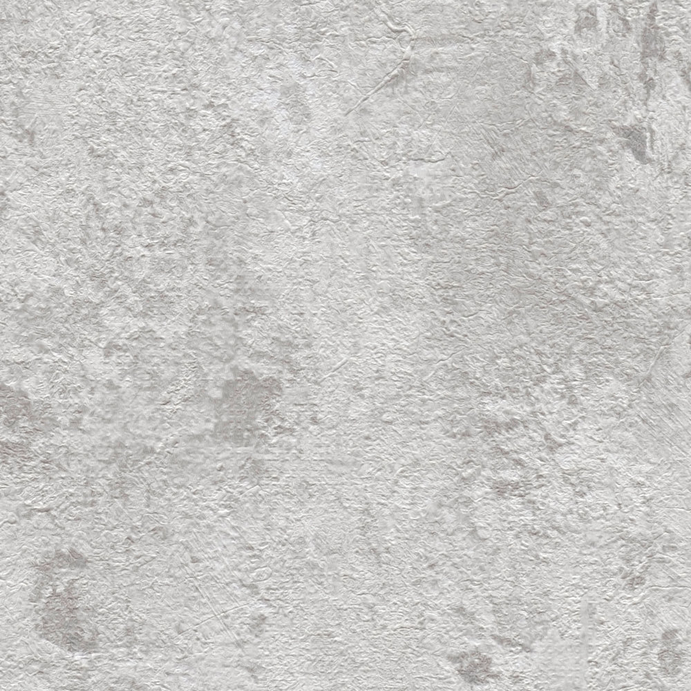             Papel pintado gris con aspecto de hormigón usado - Gris
        