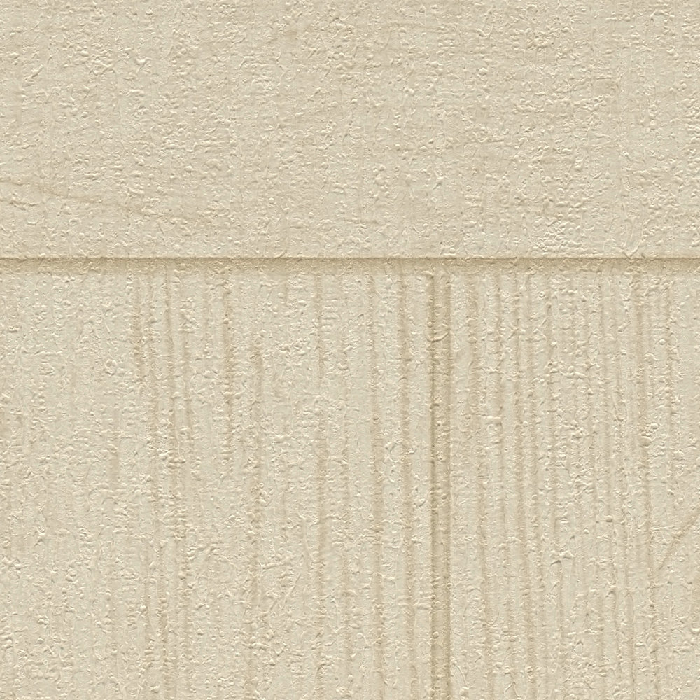             Panel mural no tejido con aspecto de viga de madera - beige, marrón
        