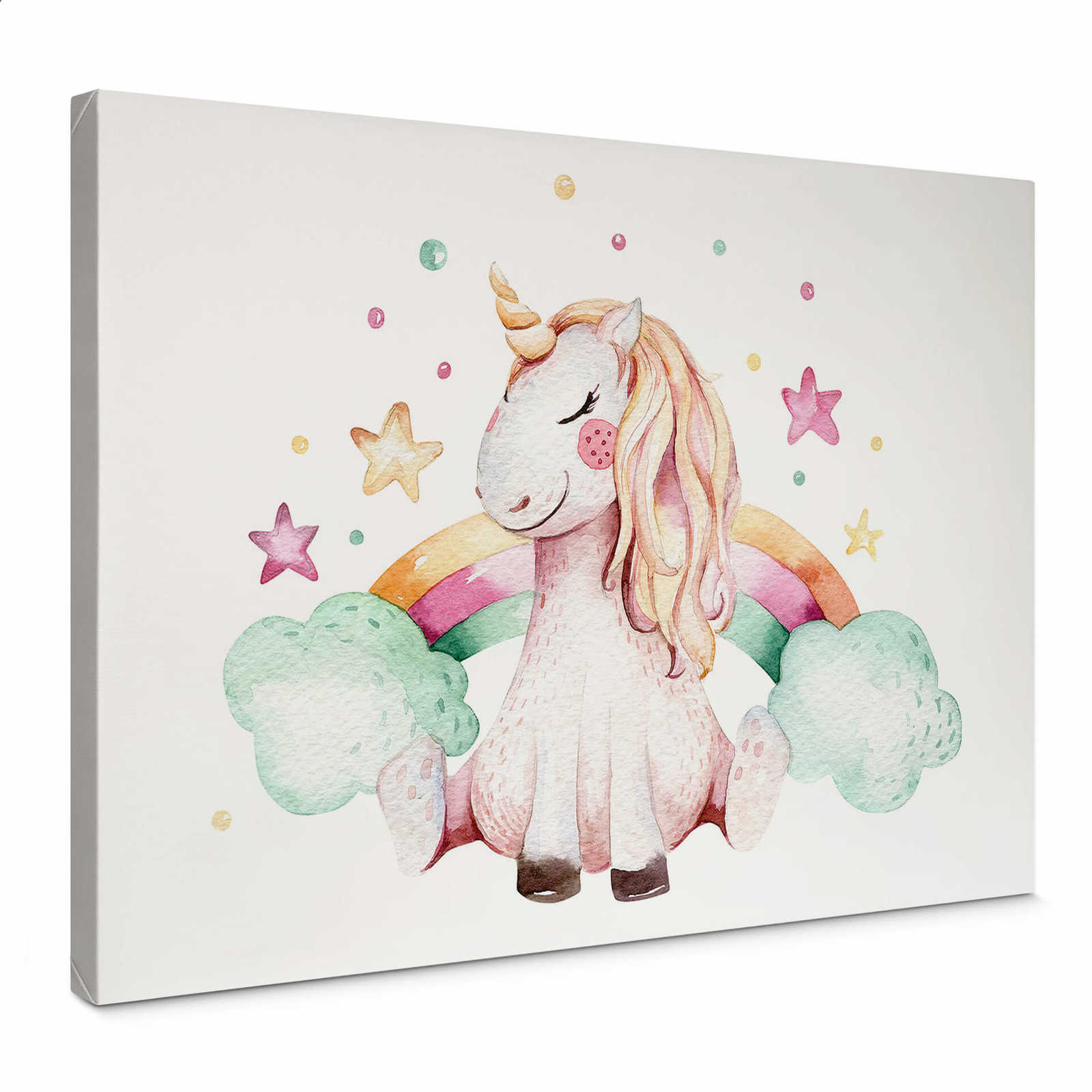         Kids canvas print unicorn and rainbow from Kvilis
    