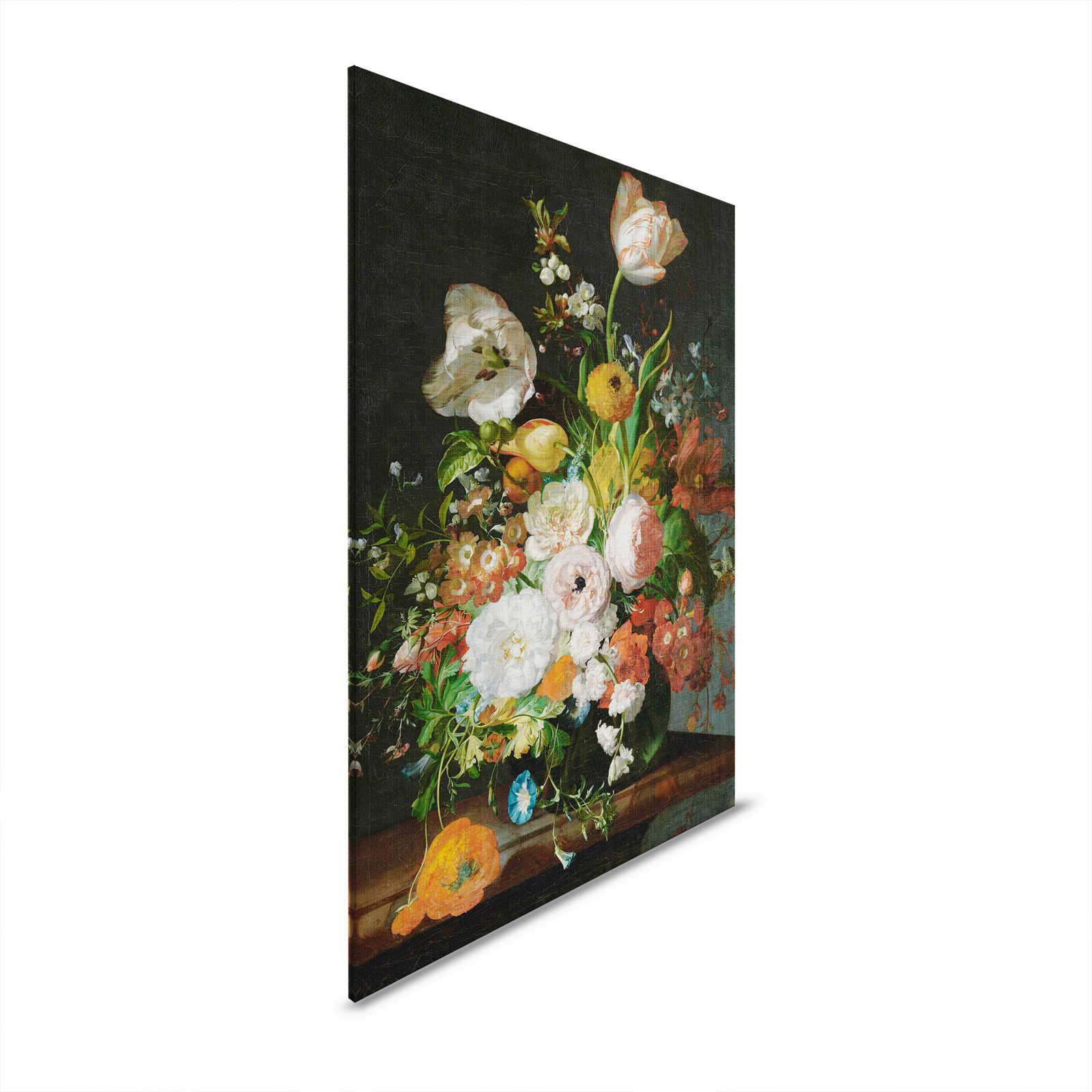 Artists Studio 2 - Quadro su tela Fiori Bouquet Pittura d'arte - 0,80 m x 1,20 m
