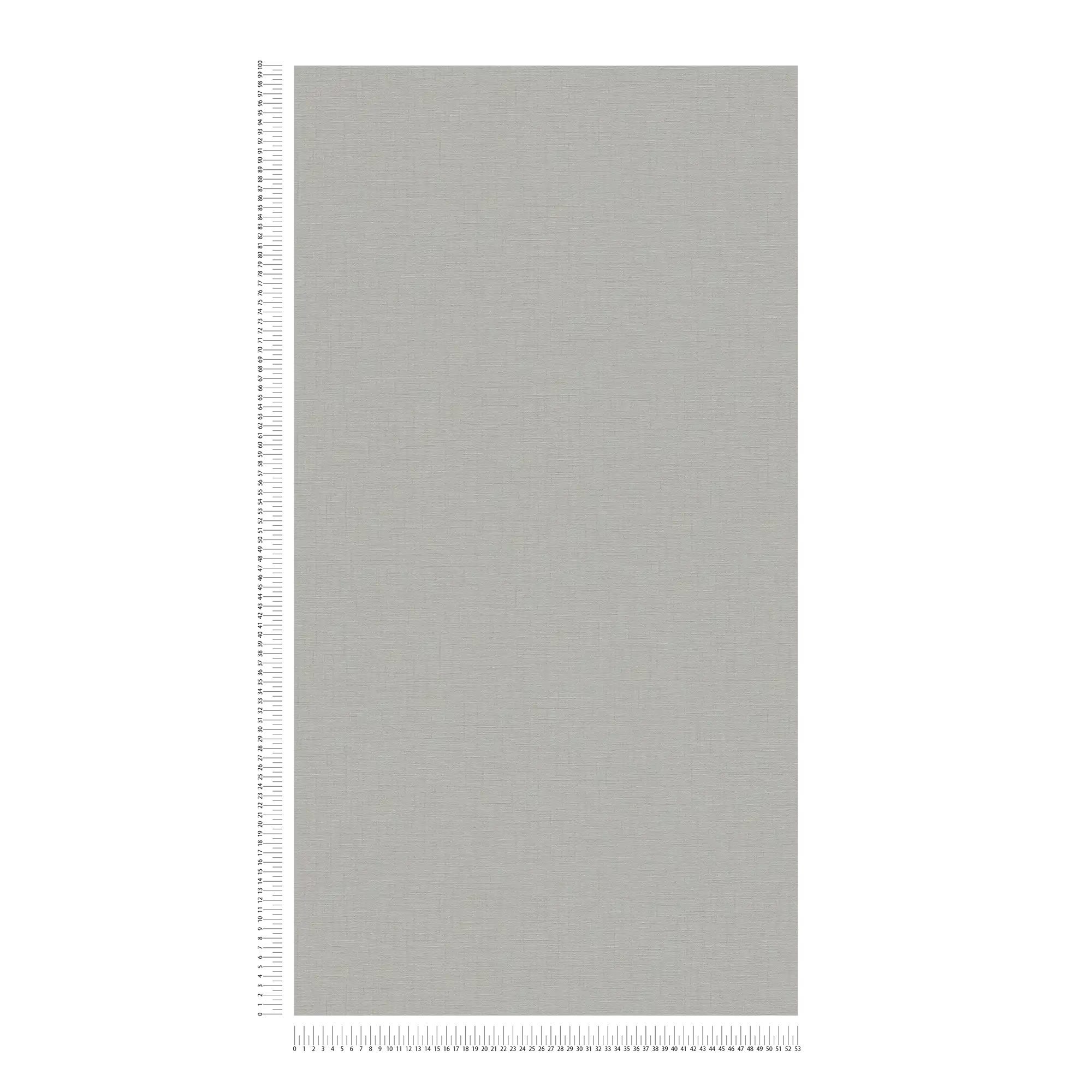             papier peint aspect lin intissé gris clair - gris
        