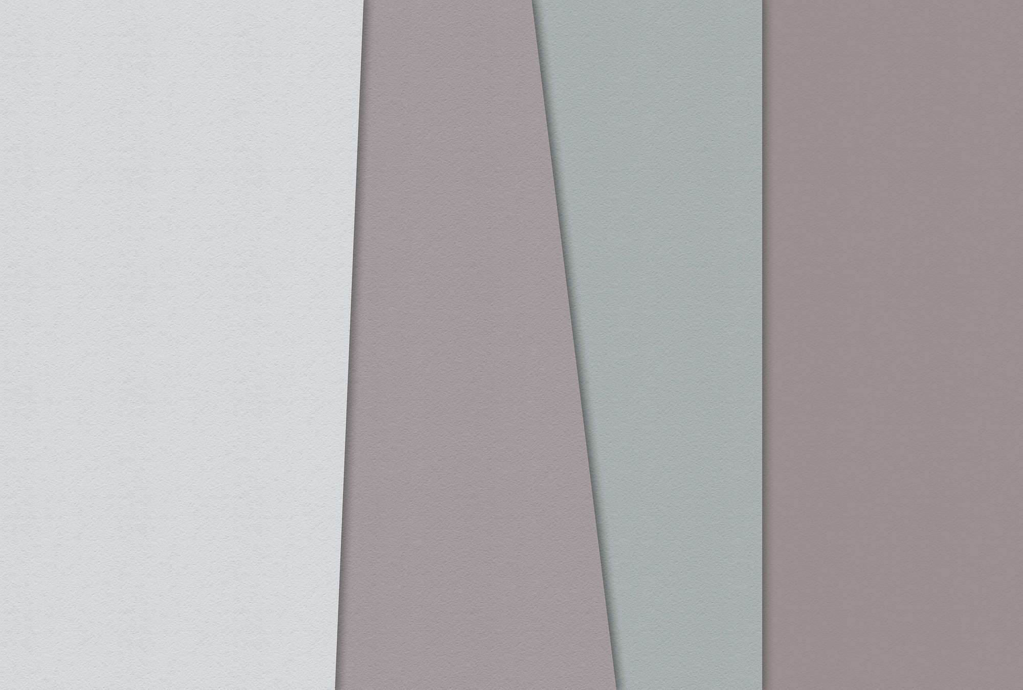             Layered paper 3 - Papier peint minimaliste À structure champs de couleurs-papier à la cuve - bleu, crème | Premium intissé lisse
        
