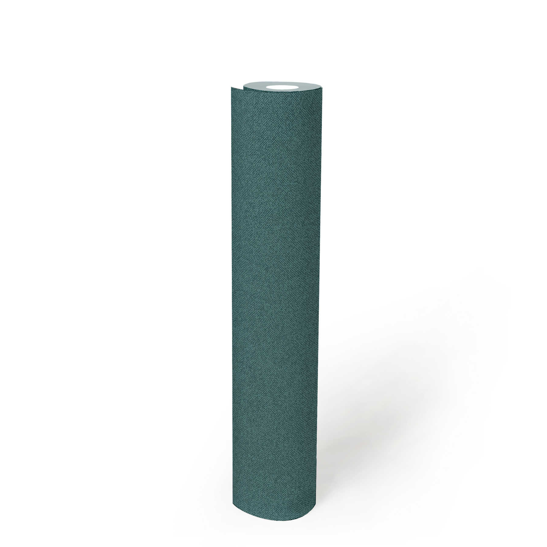             Papel pintado liso con aspecto de lino, con textura - verde, azul
        