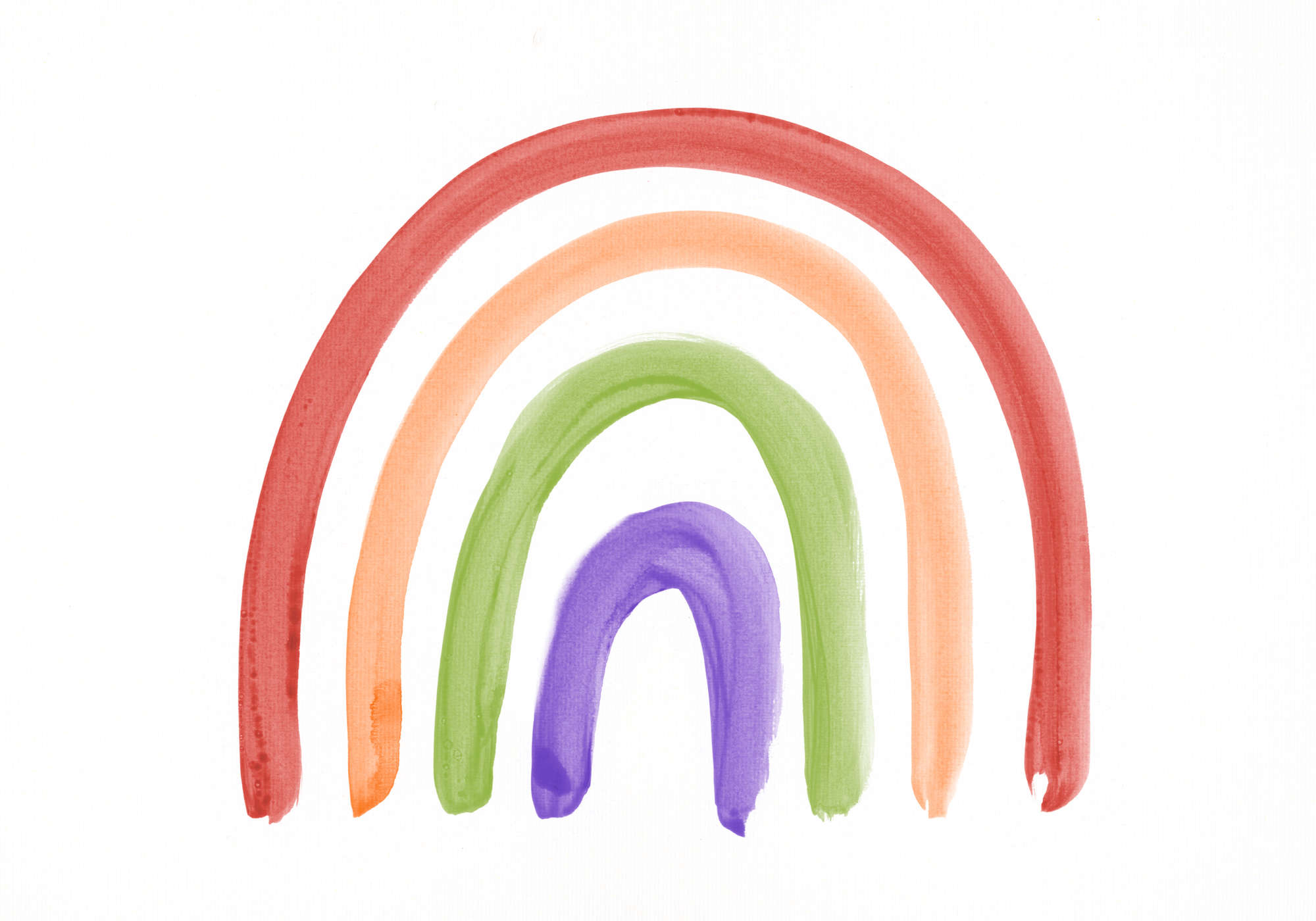             Papel pintado fotográfico del arco iris en colores para niños y bebés
        