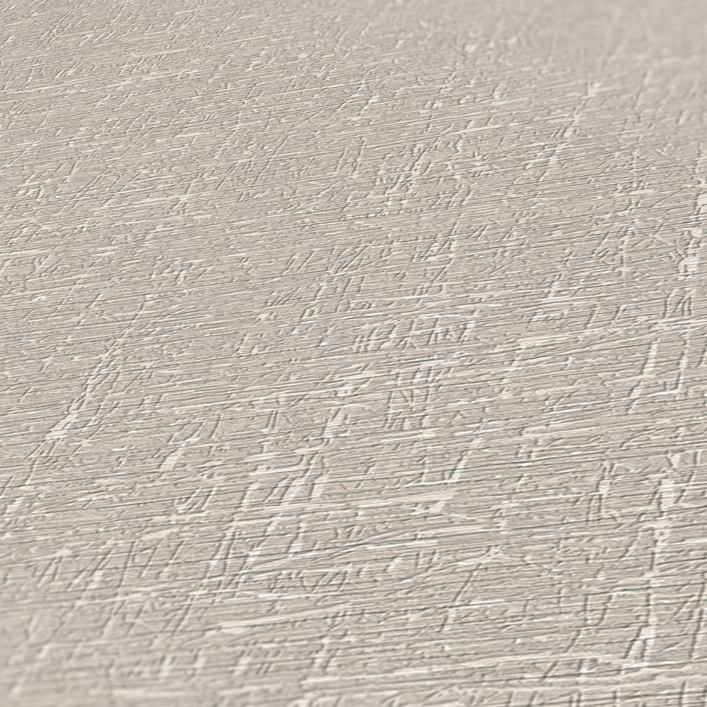             Textured non-woven wallpaper in matt look - beige
        
