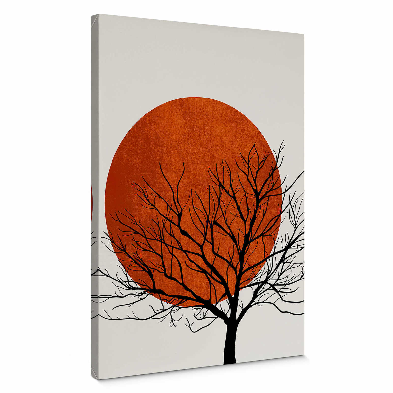         Canvas print "Warm sunset" by Kubistika – red
    