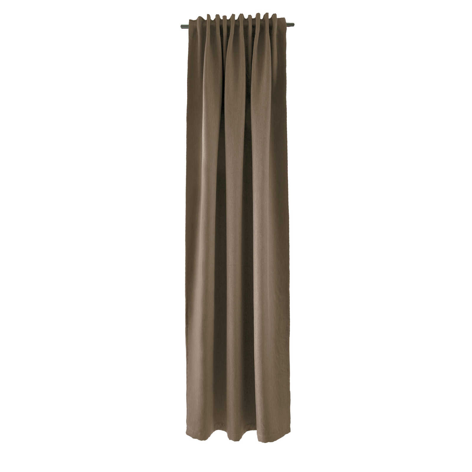 Sciarpa decorativa 140 cm x 245 cm in fibra artificiale marrone
