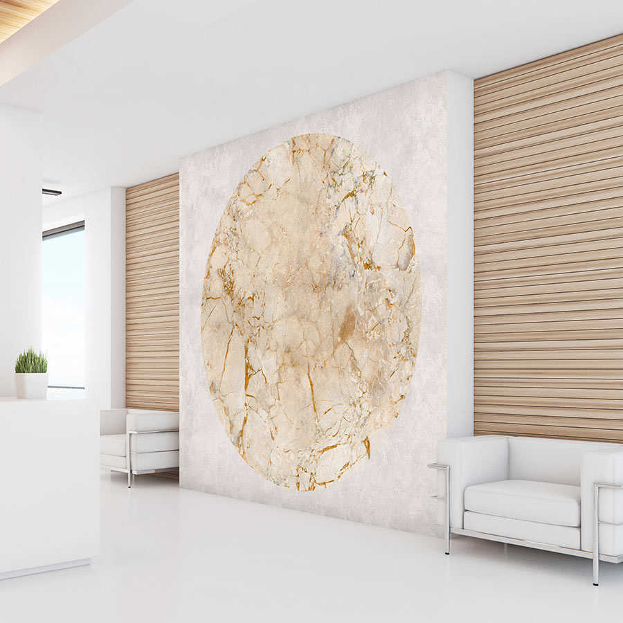 Venus 2 - papier peint marbre or motif & aspect pierre
