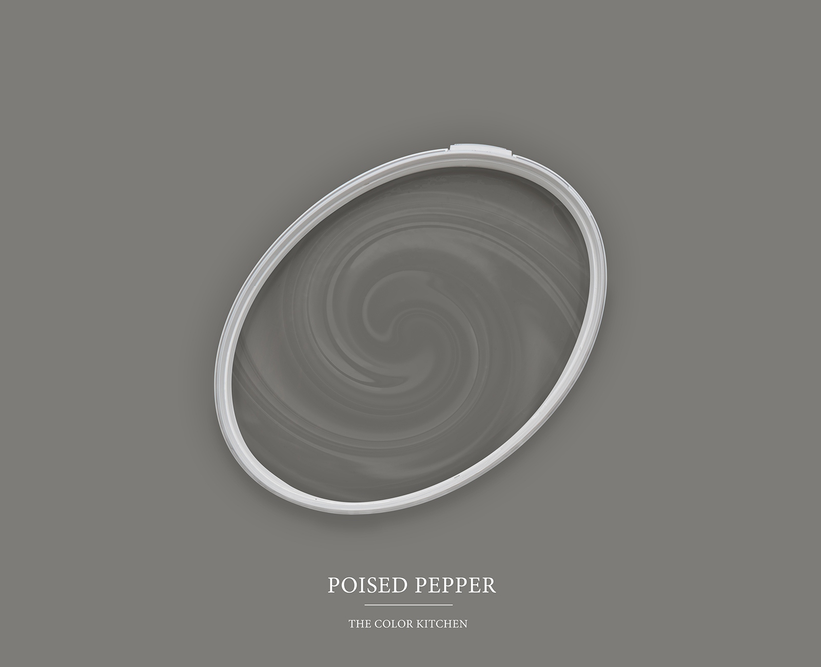 Muurverf TCK1013 »Poised Pepper« in donkergrijs – 5,0 liter
