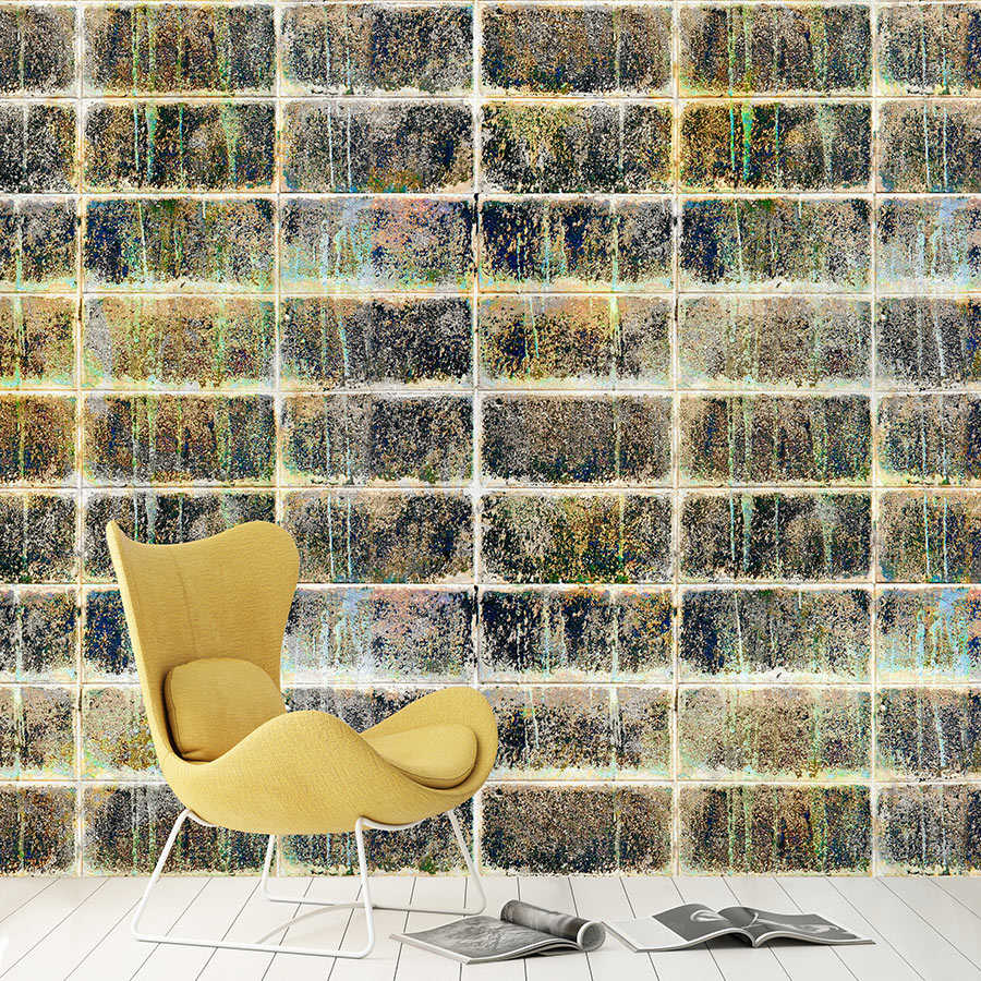         Factory 1 - wall mural used optics tile mirror industrial design
    