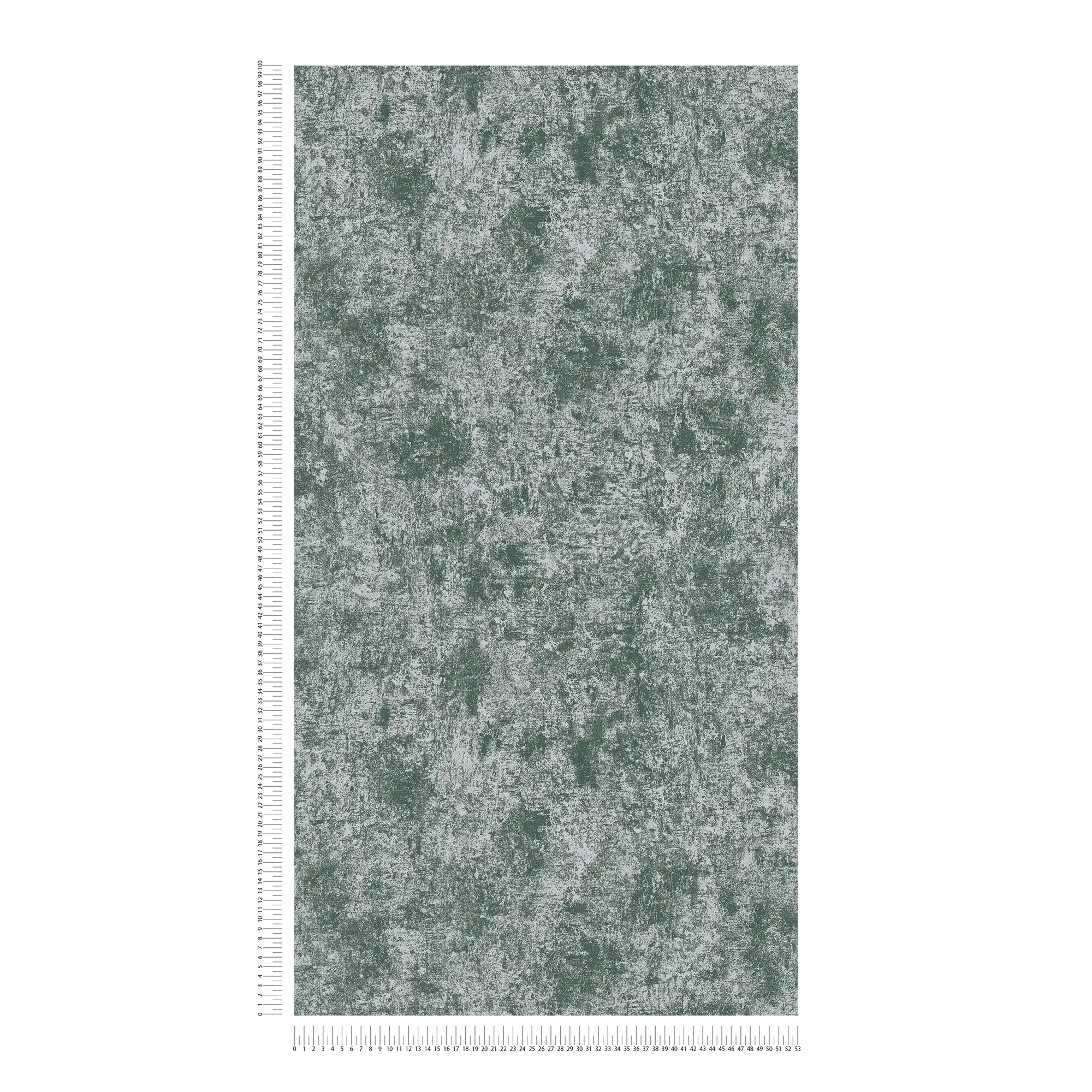             Carta da parati effetto metallo con effetto lucido liscio - verde, argento
        