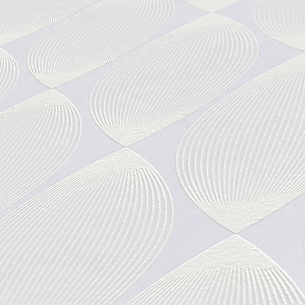             Paintable non-woven wallpaper with diamond pattern - Paintable
        