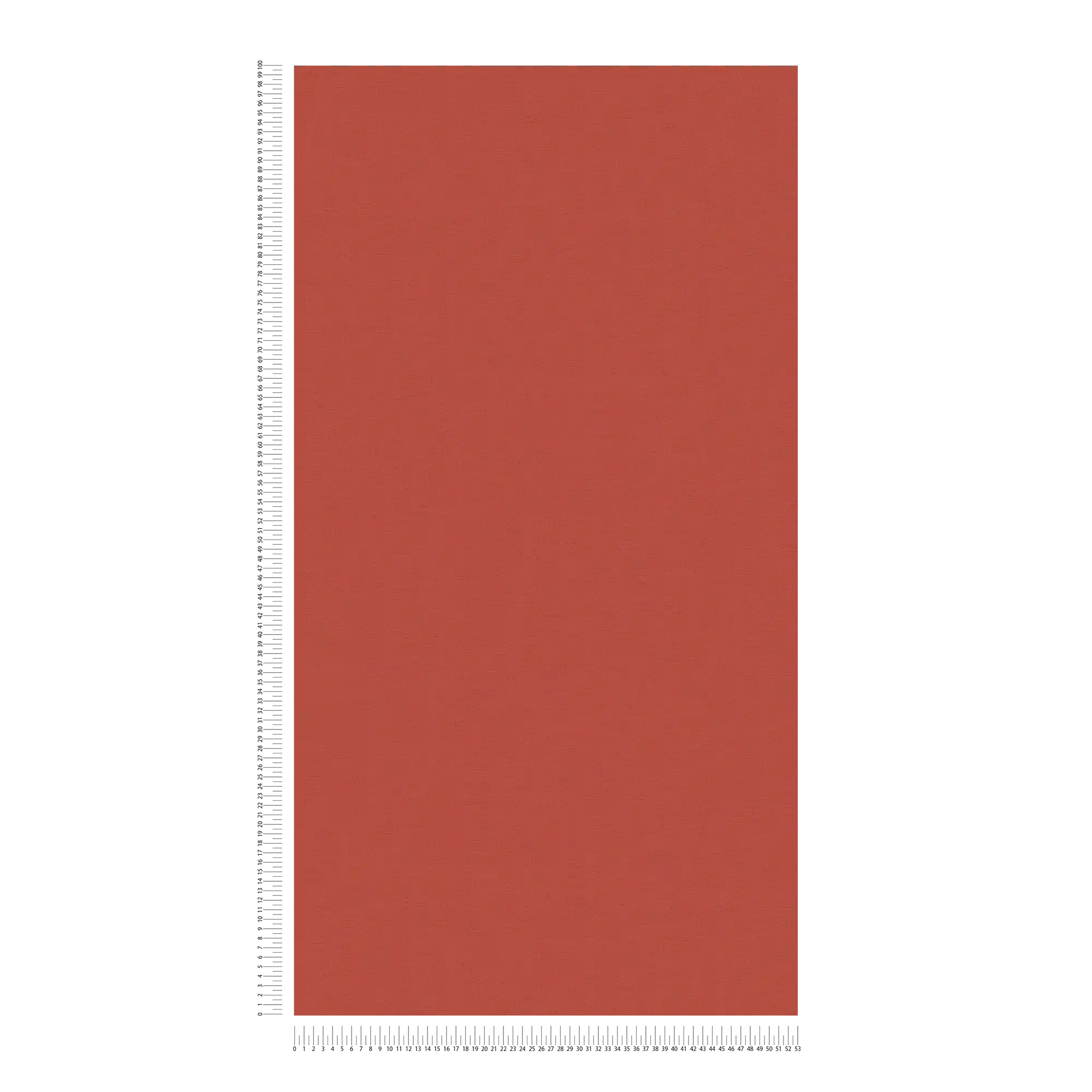             Rood behang schoorsteen rood vlak met textieldesign
        