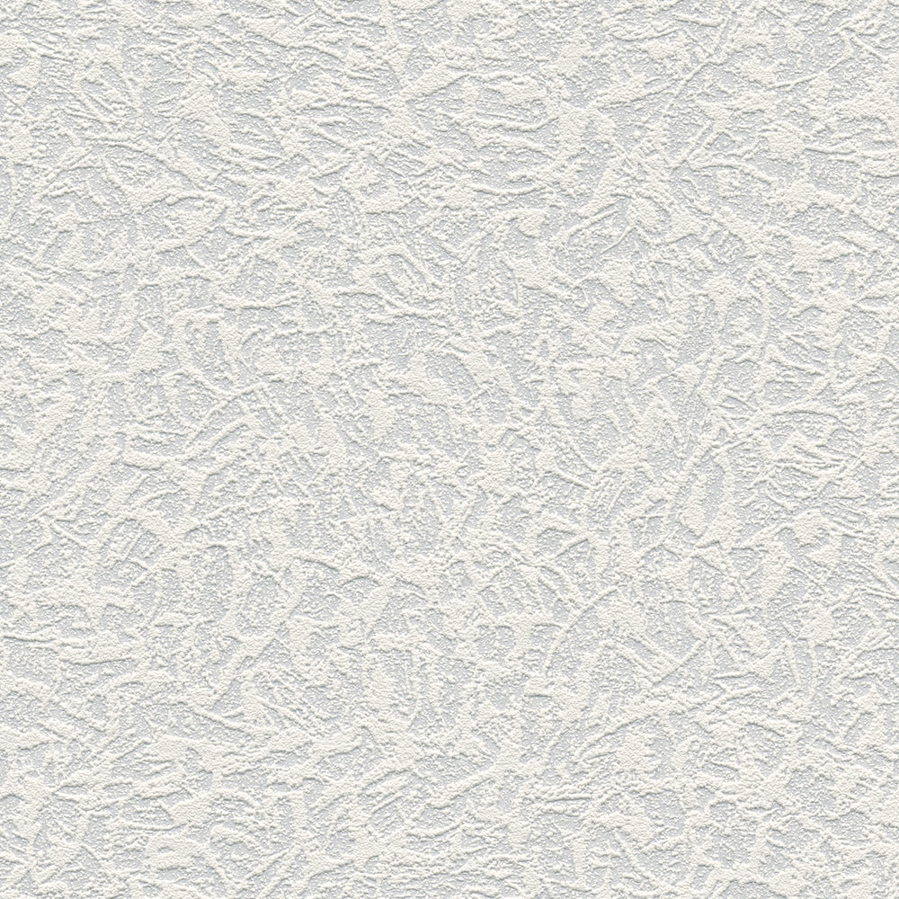             Structure wallpaper with natural texture effect - white
        