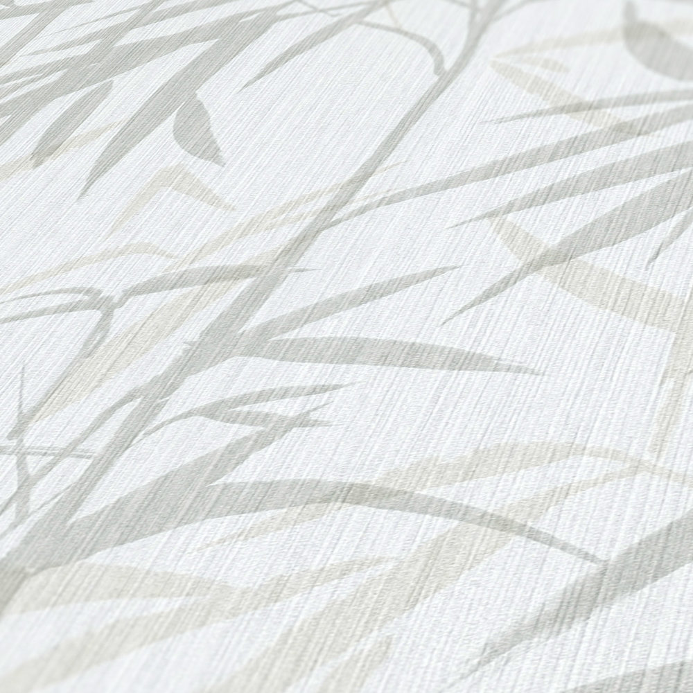             Papel pintado no tejido MICHALSKY con motivo de bambú natural - beige, crema
        