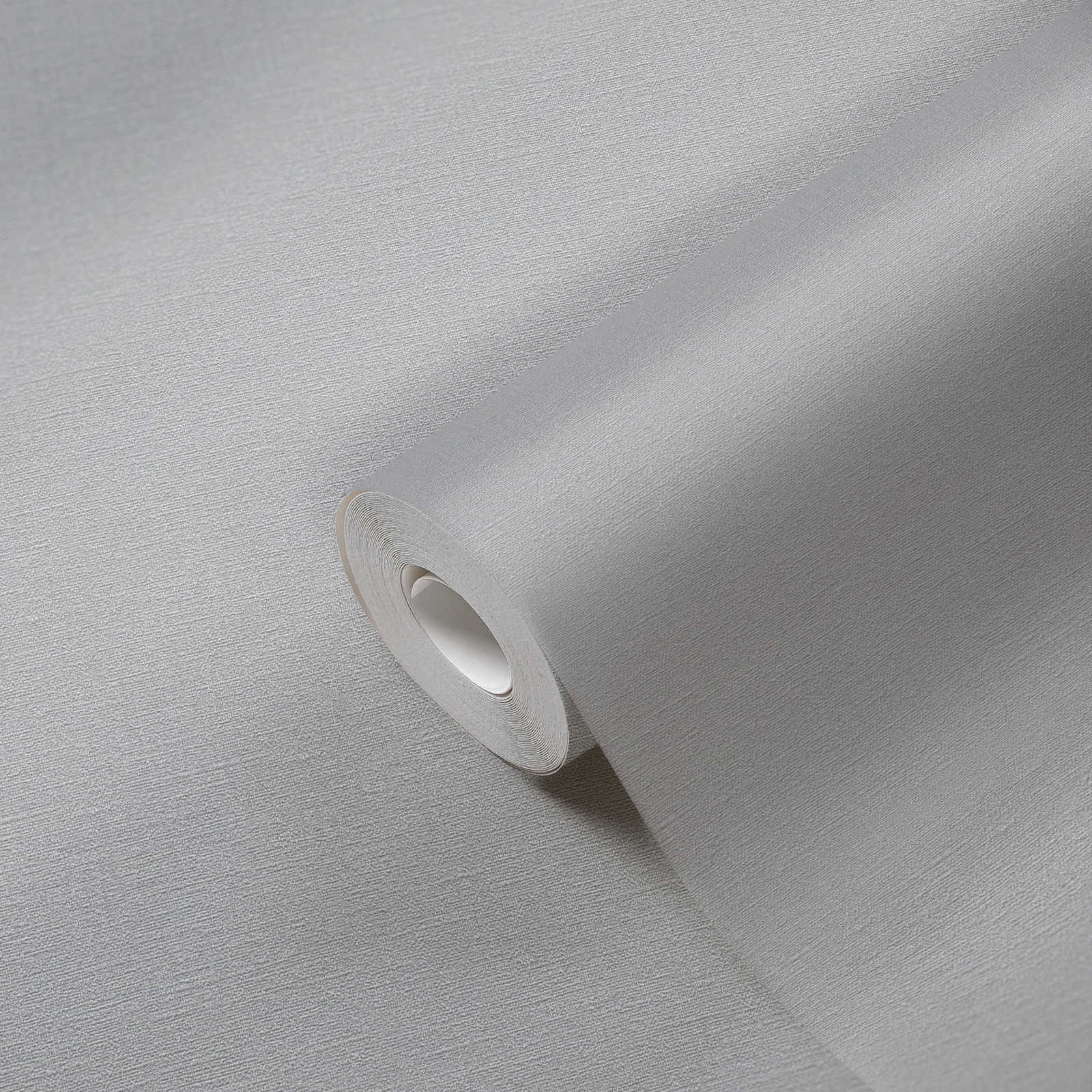             Papier peint intissé uni avec légère structure textile sans PVC - Beige
        