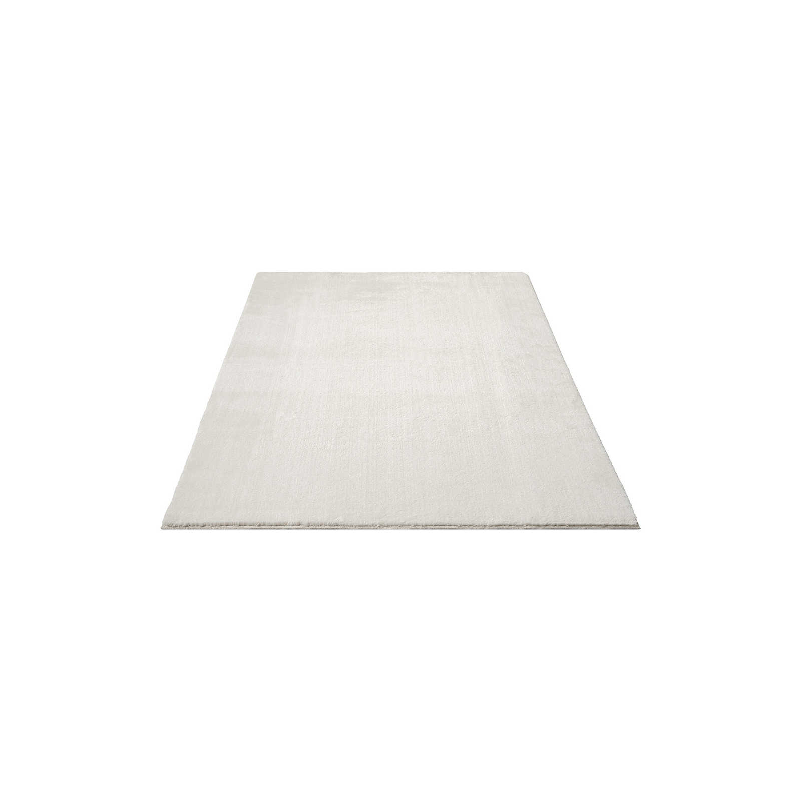 Modieus hoogpolig tapijt in crème - 200 x 140 cm
