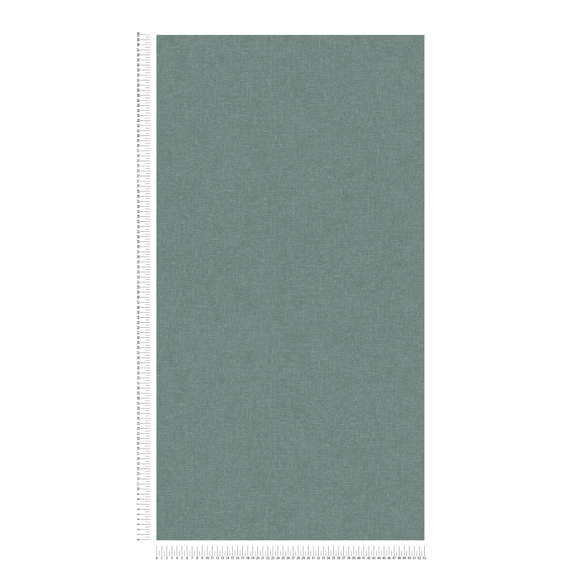             Papier peint uni chiné avec aspect textile - Vert
        